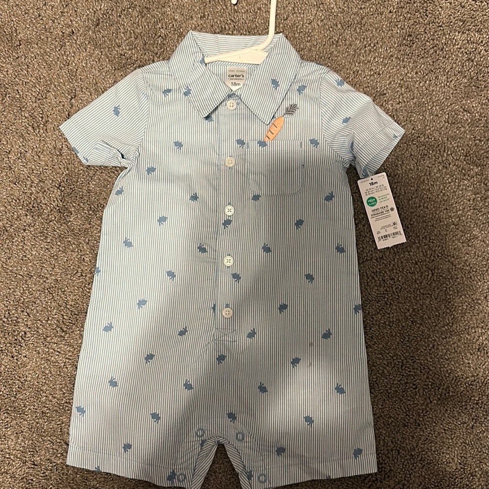 NWT Carter’s Easter Romper size 18 month
